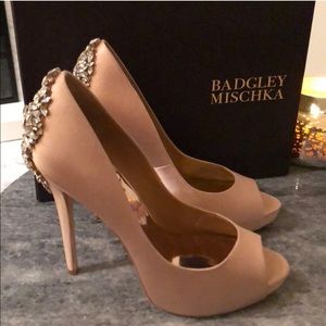 Badgley Mischka Studded Heels